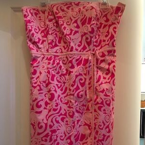 Lilly Pulitzer strapless dress size 12